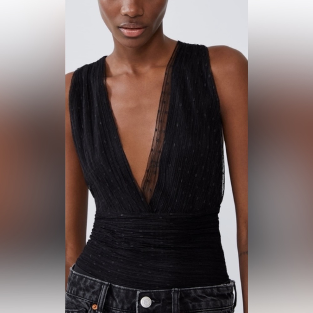 Mesh bodysuit from Zara